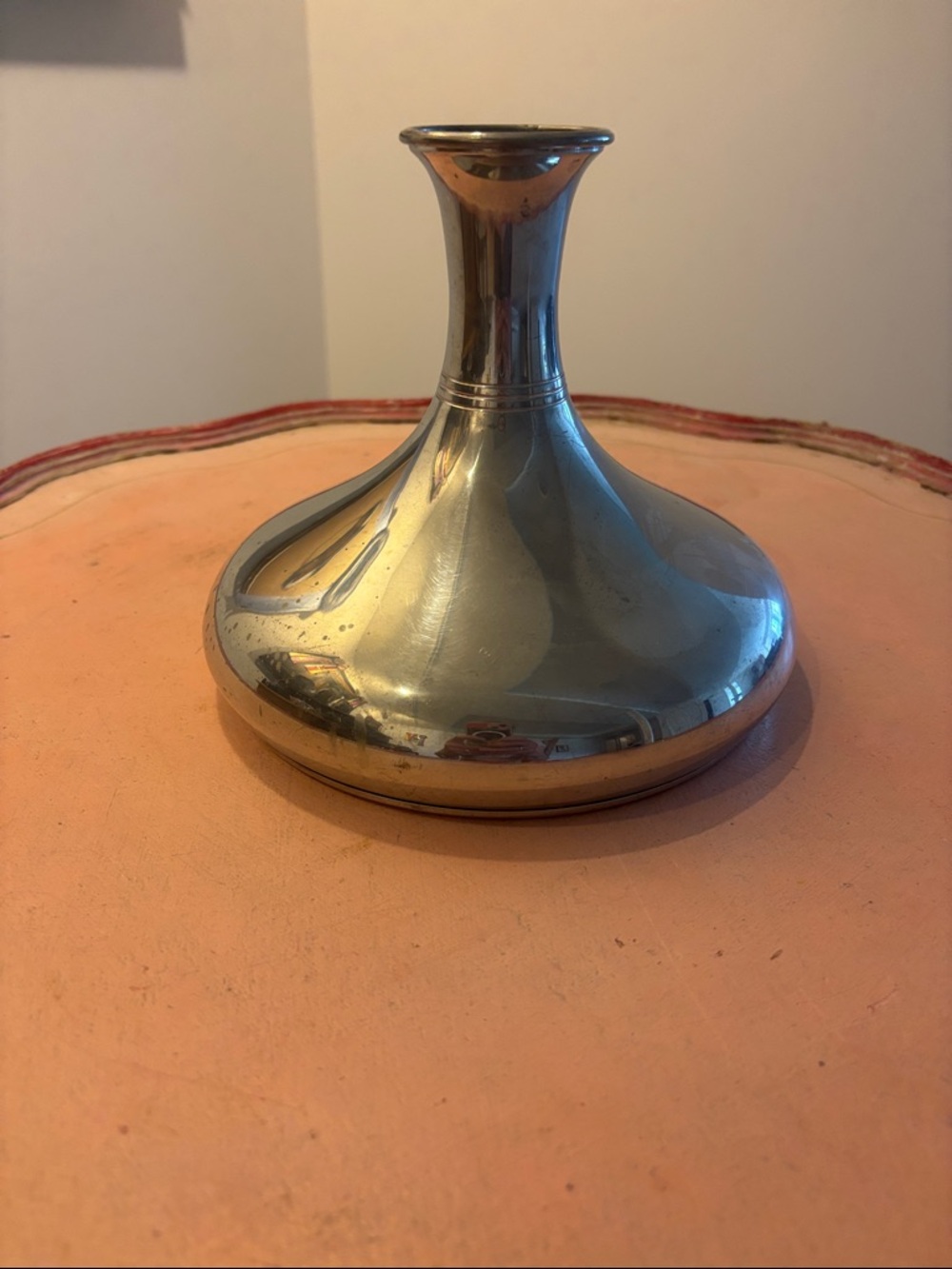Pewter decoritve decanter
